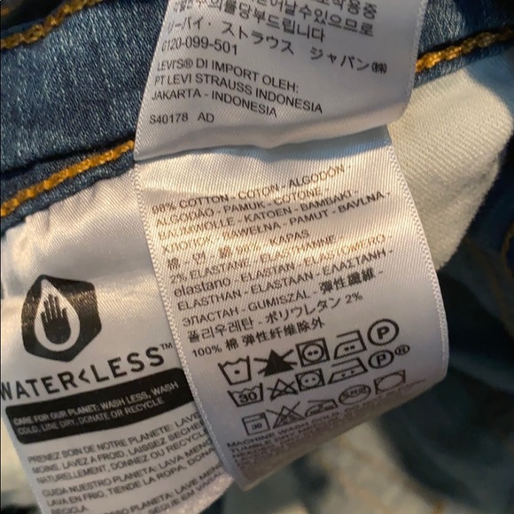 2 pairs Levi’s 514 Straight Jeans Midnight 34x32 - Picture 6 of 9